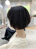 暗髪・艶髪☆まとまるショートボブ　ROMMY.田中