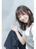 男女ウケ色っぽセミディ