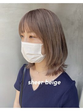 エムプラス 二子玉川(Mplus) ●シアーベージュ● ダブルカラー オージュアトリートメント