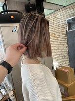 ラフ(LAFF)&nbsp;#黒髪#ボブルフ#ネビージュ#小顔#ワンレン