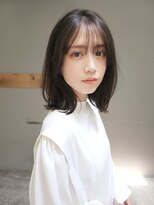 ガーランド (Garland)&nbsp;グレージュアッシュネイビーブレー水素ノンダメージカラー表参道