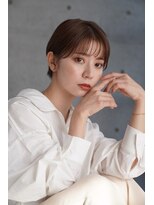 トッカ 茨木(tocca) 大人可愛い20代30代40代黒髪耳かけショートボブ丸みショート◎
