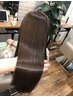 美髪矯正プレミアムストレートエステ(髪質改善Tr込)￥29700