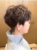 50代、可愛い大人のパーマ