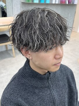 フィフス 栄(fifth) 波巻きスパイラルパーマメンズマッシュツーブロック栄