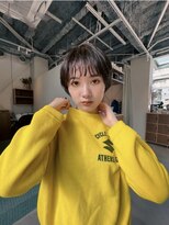 エルム 原宿 表参道(yelm)&nbsp;★くびレイヤーエモージュイメチェンハッシュカットフルバング