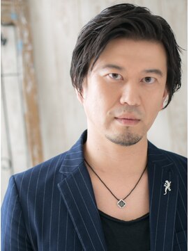 メンズヘア ビーセカンド 草加店(MENS HAIR B-2) アップバングのトラッド風オーガニックカラーショートV草加