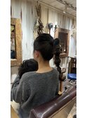 ((おでかけの前にヘアアレンジ♪))