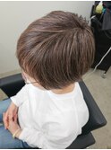 #脱白髪カラー#白髪ぼかし#脱白髪ハイライト#ショート
