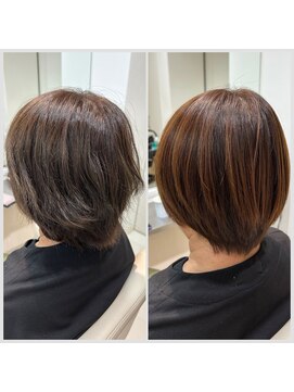 ヘアメイク ルエル(Hair Make Ruelle) 縮毛矯正BeforeAfter