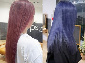 オプスヘアー 西新店(OPS HAIR)の写真/【カラー+カット+極上トリートメント★プチスパ付き¥8800】一人ひとりに合わせた透明感のある愛され髪に♪