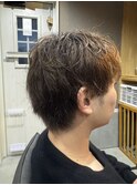 ナチュラルパーマメンズスタイル