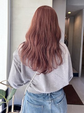 ヘアー アイス ルーチェ(HAIR ICI LUCE) ブリーチなしダブルカラー/ピンク/ピンクベージュ堀場