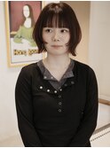 『ボブウルフ』顔周りレイヤーボブ/顔周りデザイン