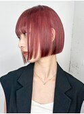ボブ韓国ヘア顔周りレイヤーくびれミディミディアム_ba568652