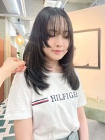 ノエ(noe) 黒髪カタログ/クラゲヘアー/オリーブグレー/栄r14