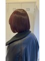 アグ ヘアー オスト 仙台駅東口駅前店(Agu hair ost) 暖色カラーぱつっとボブ!!