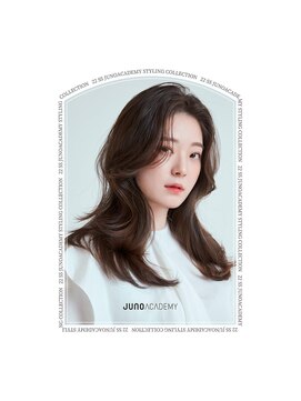 ジュノヘアージャパン 表参道(JUNO HAIR JAPAN) 韓国ヘア プリパーマ ダークグレージュ 縮毛矯正 髪質改善
