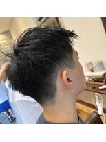 綾瀬 ダズルヘアデザイン(Dazzle Hair Design) アップバング/ツーブロック/爽やか/ビジネス/ベリーショート