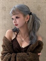 モニカ 栄店(MONIQA)&nbsp;ペールブルー×デザインカラー