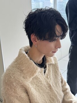 キャンバス バイ ネオリーブ 横浜西口(Canvas by neo.) 横浜★メンズシャドウパーマセンターパートメンズパーマ