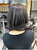 N.Y グレーハイライトレイヤーボブ n7.12.28