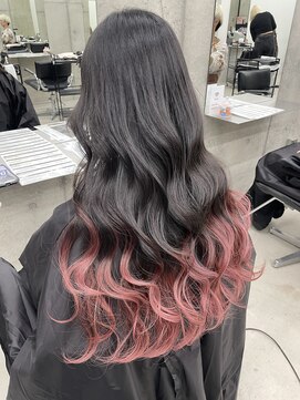 エゴル ナゴヤサカエ(ENGOL NAGOYA SAKAE) 【手島カミラ】ピンク×グラデーション