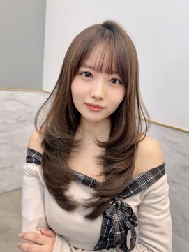 クム(kumu) 【kumu】 ロングレイヤー/顔周りカット/前髪/栄/名古屋