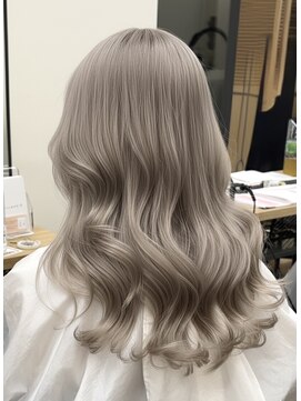 ベル 表参道Terrace(Belle) ミルクブラウングレージュハイレイヤーウルフシャギーカット