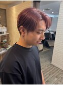 【Hairate本川越】メンズデザインカラー パープルガーネット