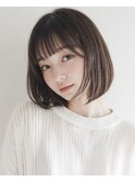 ココアベージュ/オリーブグレー/小顔/黒髪[立川/髪質改善]