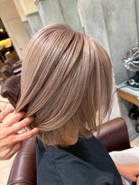 エール 生駒(aile Total Beauty Salon) 透明感カラー×ミルクティーベージュ