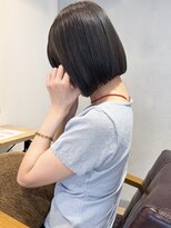 エミス バイ メルト 吉祥寺(emis by melt)&nbsp;【吉田】切りっぱなしボブオリーブベージュ大人ガーリー吉祥寺