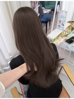 フォルテ アテナ 表参道(FORTE ATHENA) ブリーチなしカラー グレージュカラー