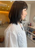 レイヤーミディアムボブ