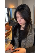 ジョイン ラックスビー 京都店(JOYN LUXBE)&nbsp;髪質改善*ハッシュカット韓国ダークブラウン【西大路】