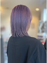 イマージュヘアー&nbsp;ラベンダーピンク × ハイレイヤーロブ