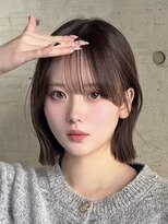 メゾンアクア 表参道(Maison ACQUA)&nbsp;切りっぱなしボブレイヤーボブ似合わせ小顔前髪縮毛矯正/表参道