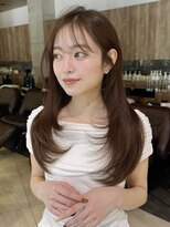 グランド(GRAND)&nbsp;セミロング30代40代ストレートレイヤー前髪なし前髪あり表参道