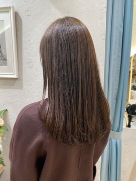 ロンドプランタン 恵比寿(Lond Printemps) 【Lond佐野】小顔アッシュブラウンベージュカラー毛先パーマ