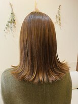 ナチュラル(Natural) 外ハネ ロブ 【多賀城、塩釜、中野栄、縮毛矯正、髪質改善】