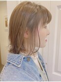 【神田安優奈】春のまろやかミルクティーベージュ