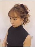 ルーズポニーテール　《　六本木　ヘアセット　》