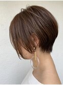 30代、40代女性の大人かわいい「小顔」アッシュブラウン【稲毛】