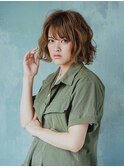 簡単スタイリング♪うるツヤ愛されブラウン☆ラフウェーブ