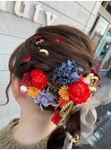 ブライダルヘアセット