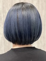 アース 青葉台店(HAIR&MAKE EARTH) ミニボブ×ブルーアッシュ