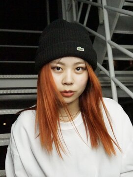 キーゴ 博多(KY-GO.) オレンジカラー/ナチュラルストレート