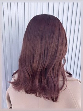 ヘアスペース ロン バイ シュシュ(HAIR SPACE Le rond by chou chou) 【Le rond】ブリーチなしでピンクブラウン