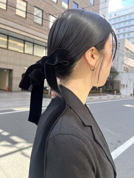 パプレ(PAPRE) 大ぶりベロア　hair set